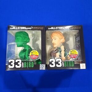 2 Pack Bundle Boston Celtics Larry Bird NBA smAll-Stars Mini 6" Figure Chase